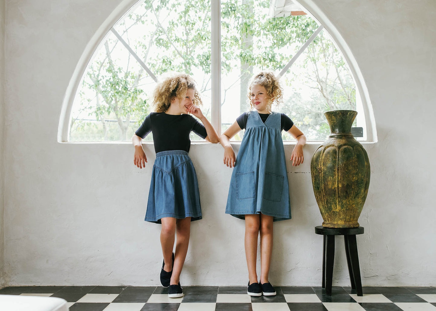 Ribbed Tee Short Sleeve Black