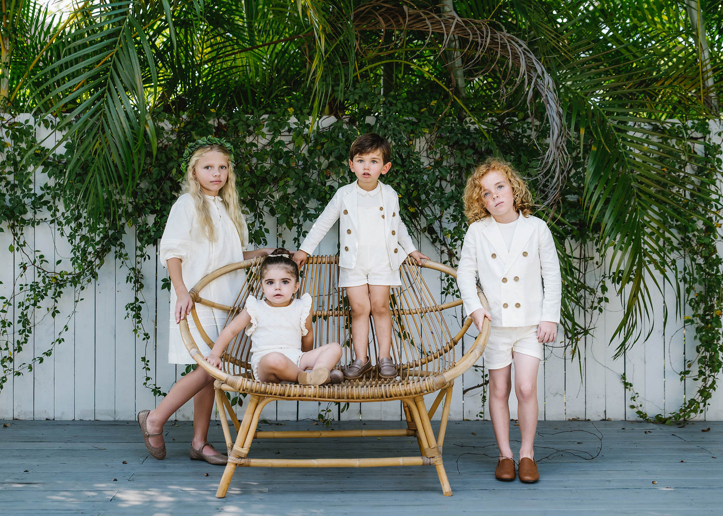 Linen Overalls Cream