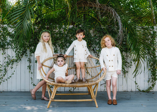 Linen Overalls Cream