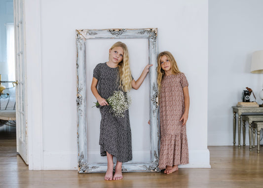 Short Sleeve Maxi Floral