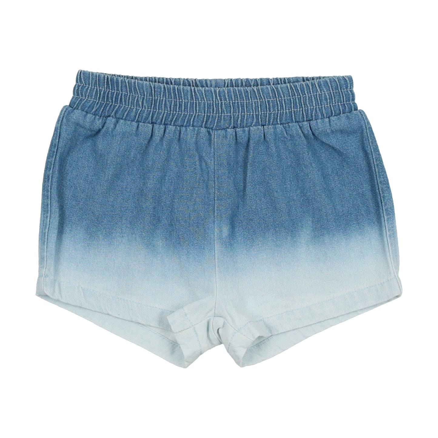 Denim Dip Dye Track Shorts