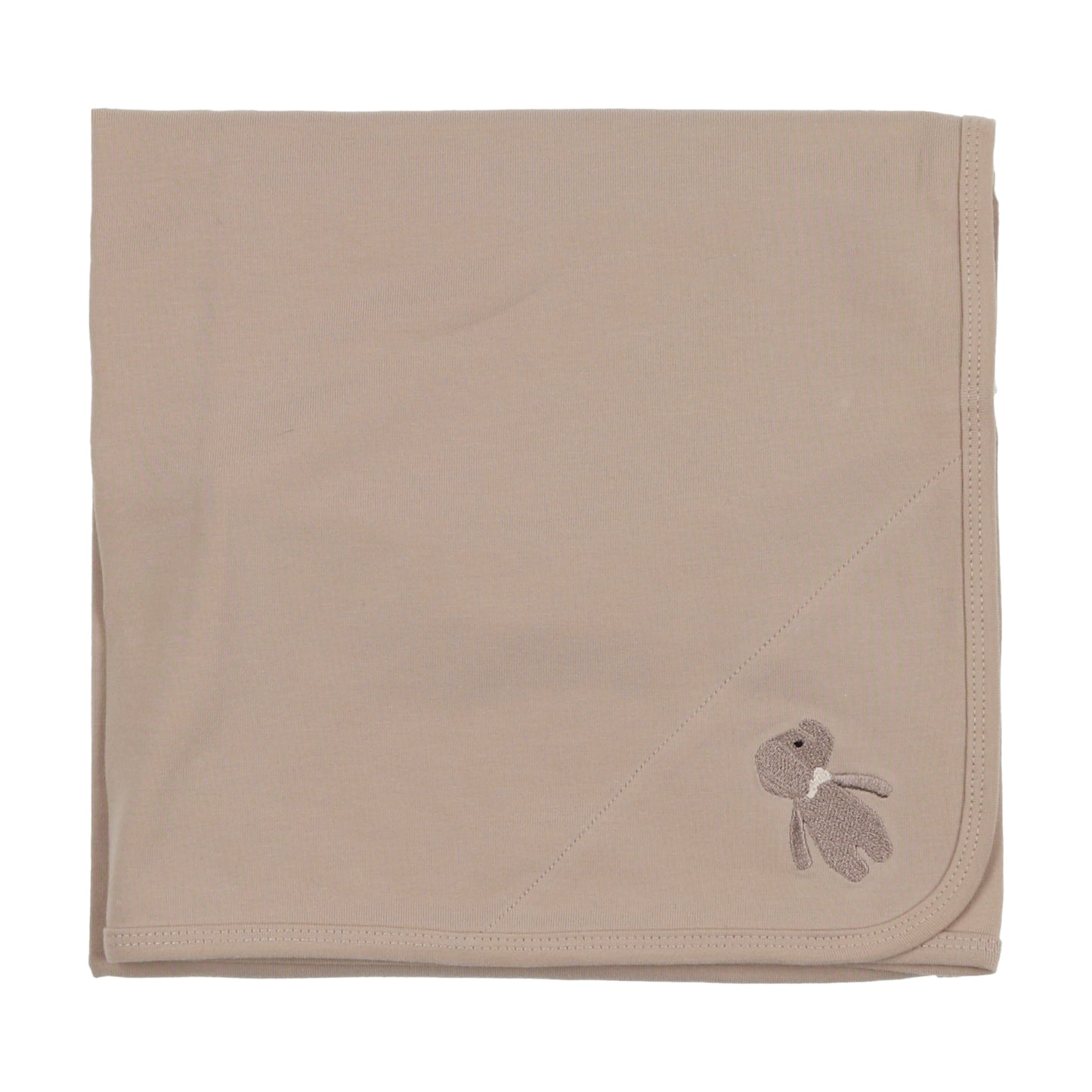 Embroidered Cotton Sand Elefant Layette Set