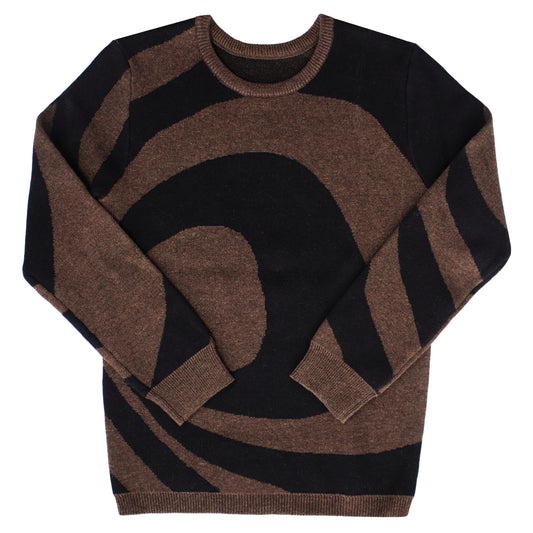 Chocolate Spiral Sweater