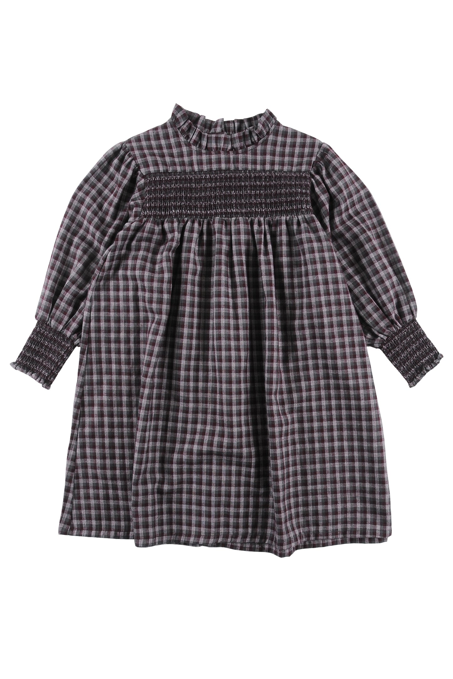Stay Small Check Loose Fit Dress