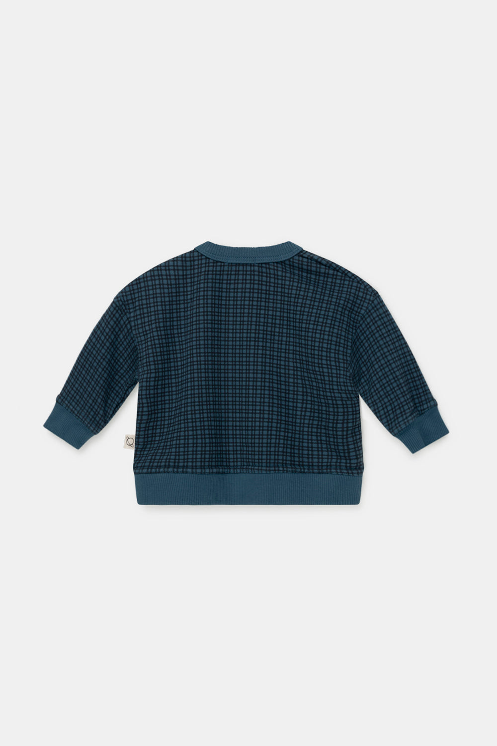 Blue Organic Gingham Set