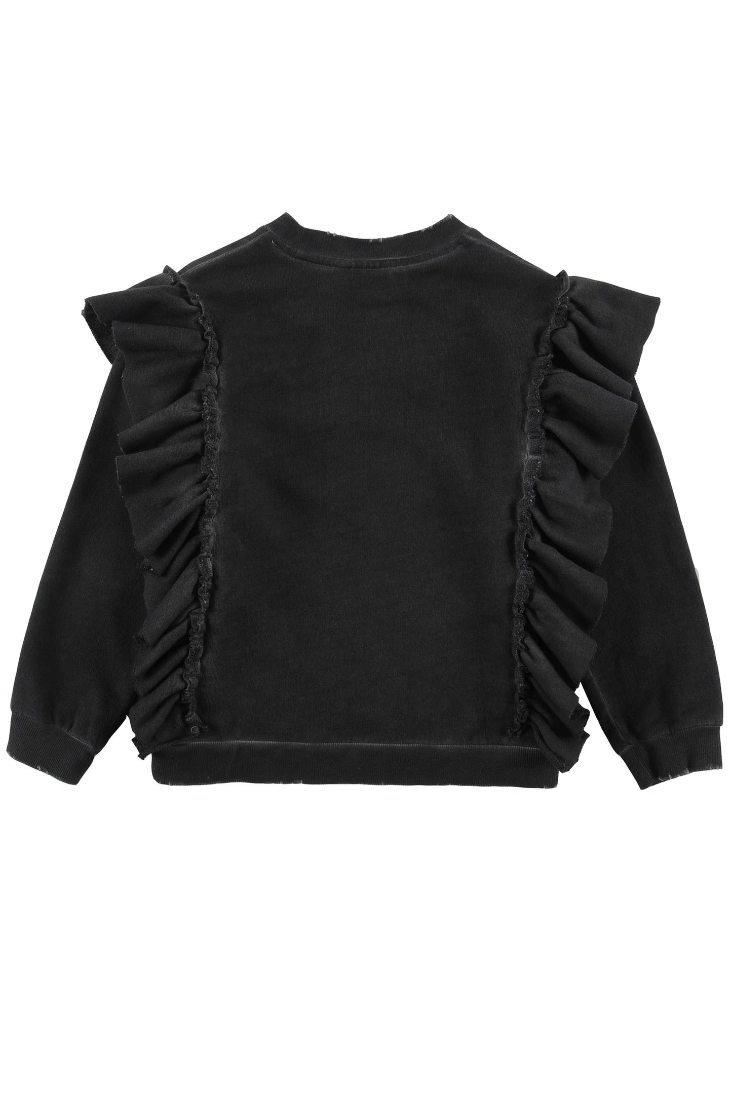 Song Black Ruffle Sweater