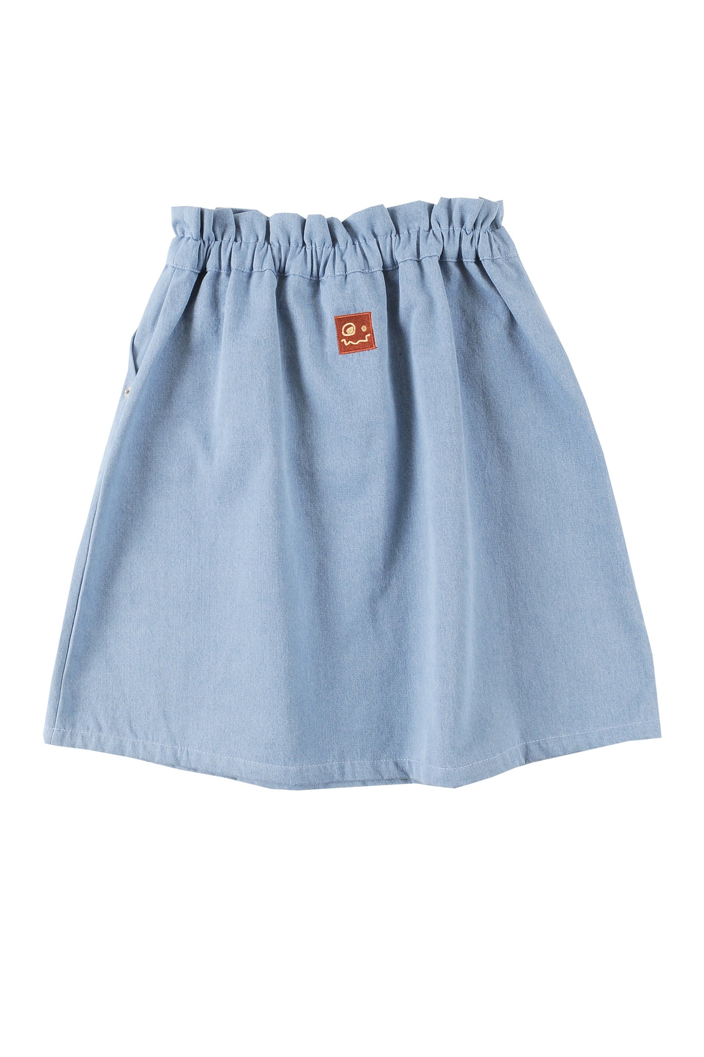 VIBE LIGHT BLUE denim washed Skirt