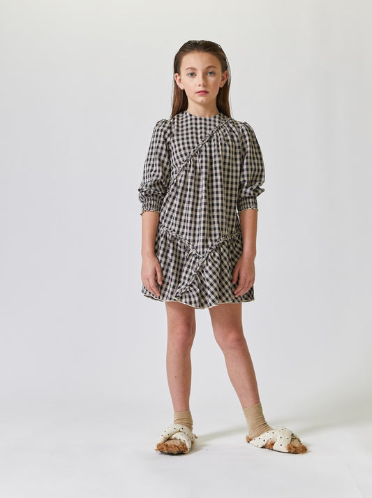 Black Gingham Dress