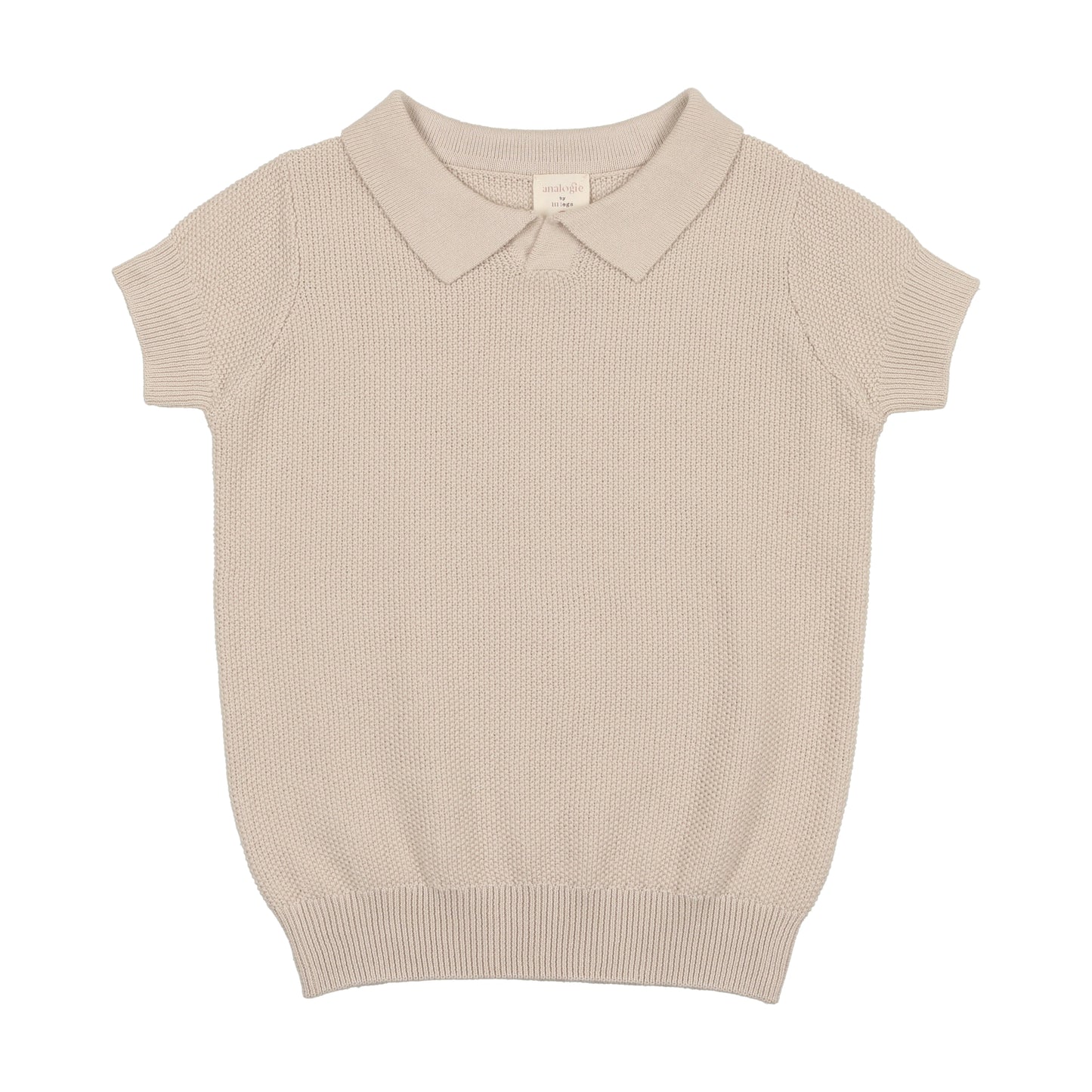 Short Sleeve Oat Knit Polo