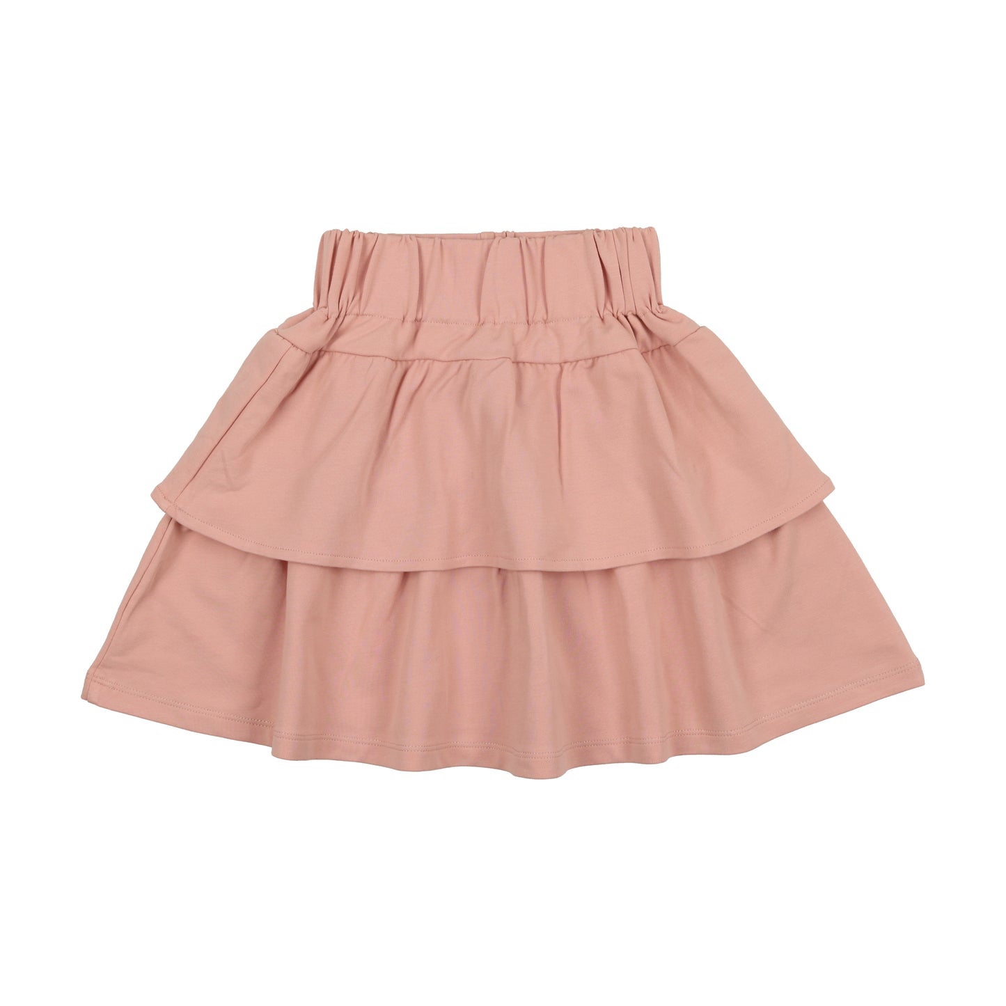 Powder Pink Tiered Skirt