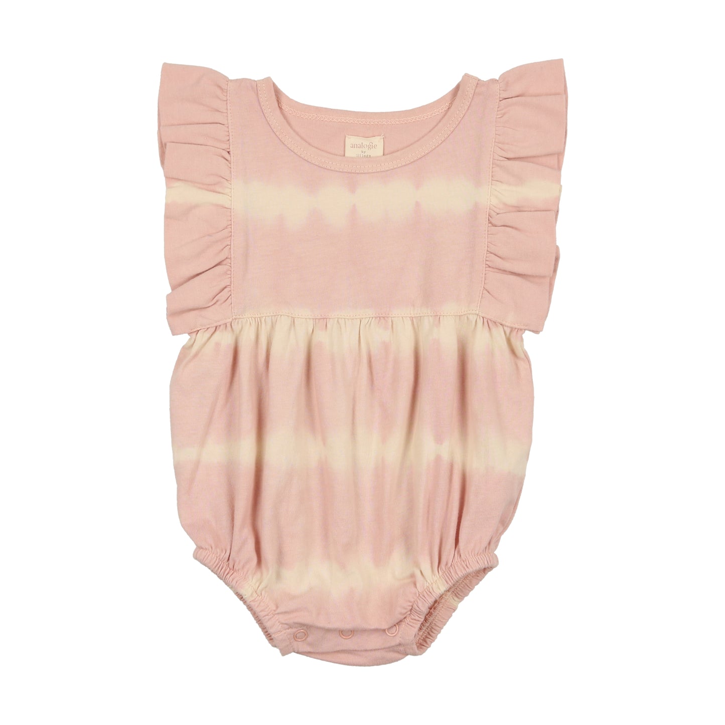 Tie Dye Romper Pink Ruffle
