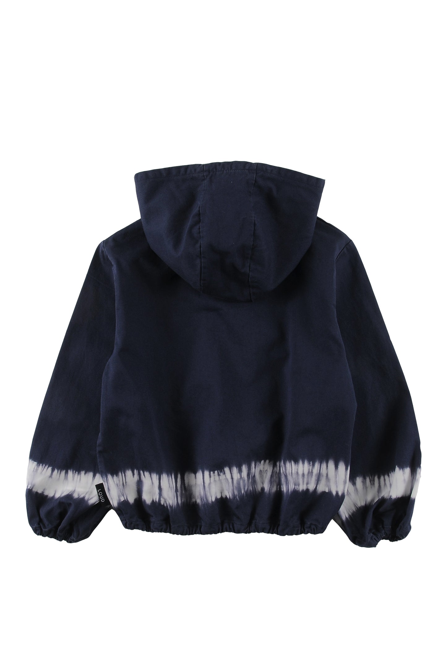 Everyday Indigo Dyed Hooded Blouse