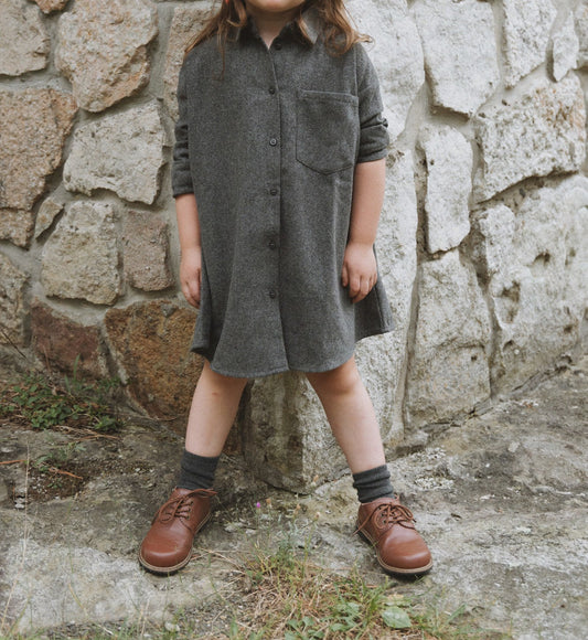 Shirt Dress Grey