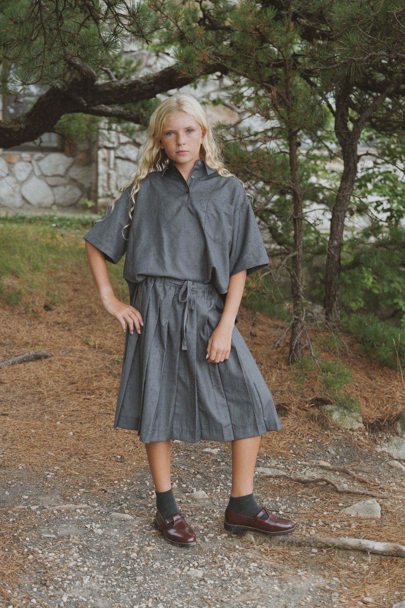 Oversized Shirt Grey