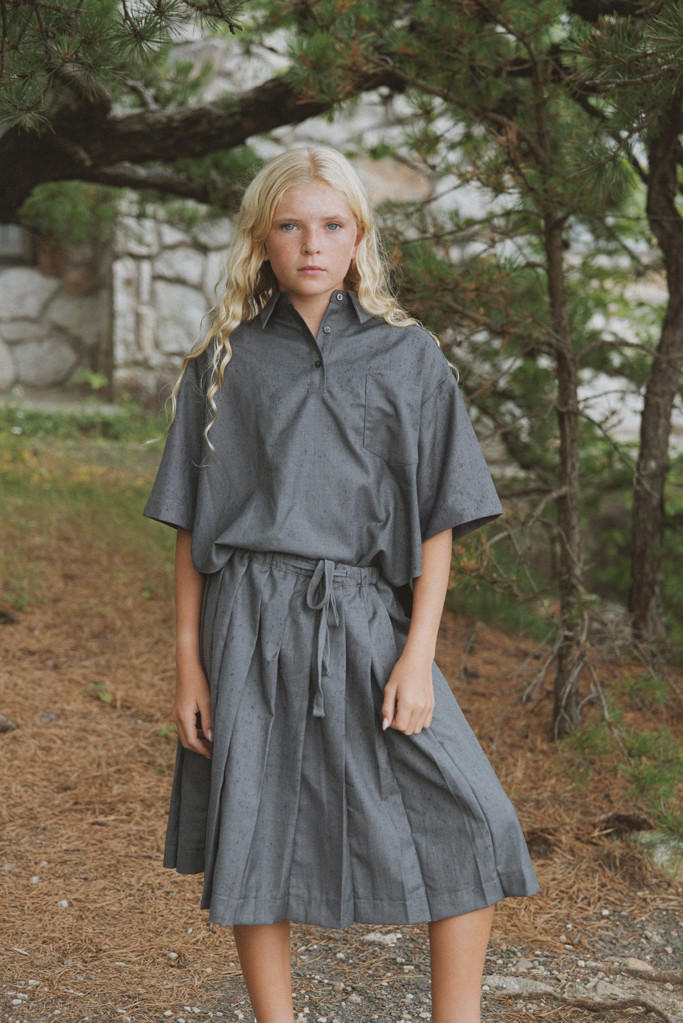 Oversized Shirt Grey