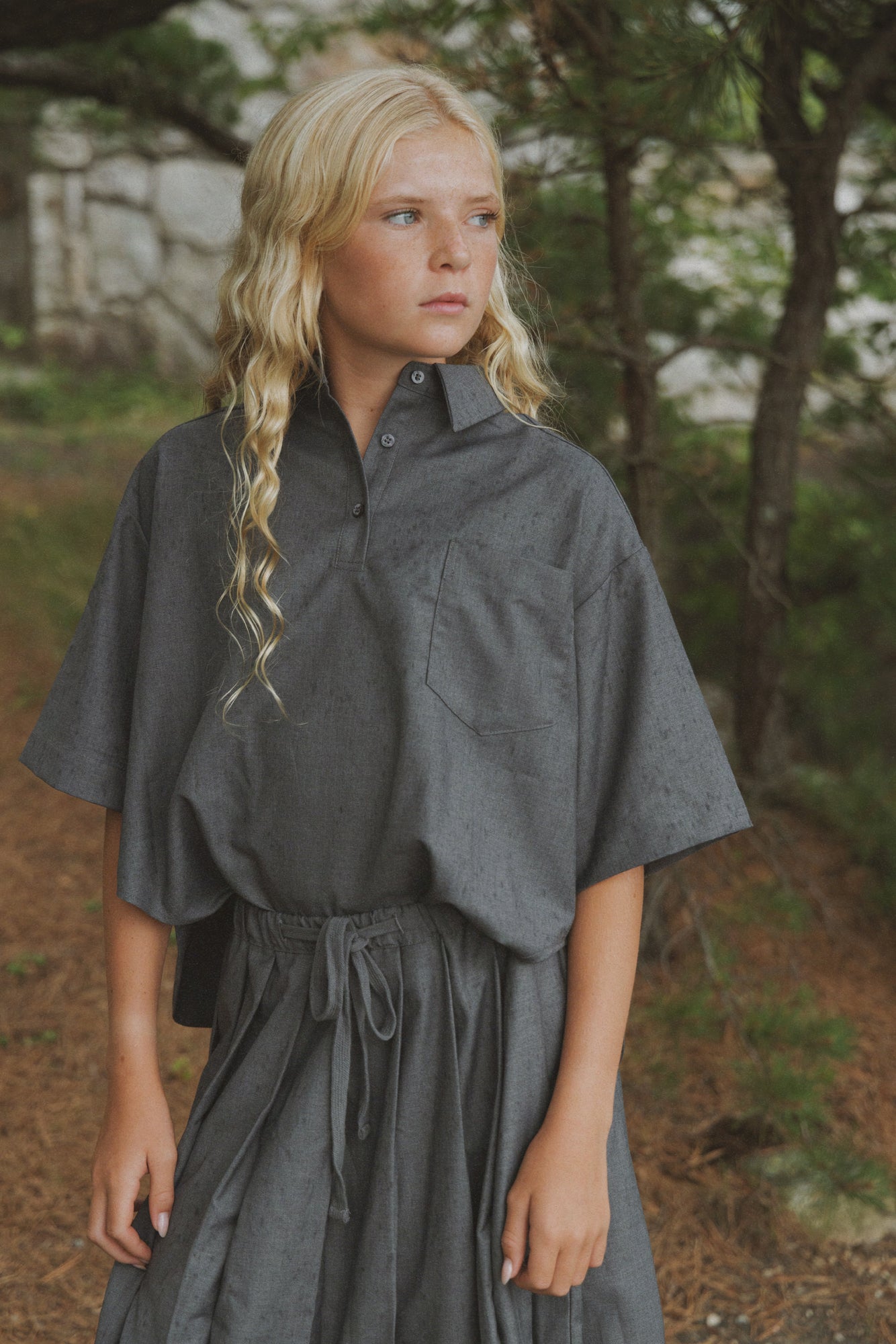 Oversized Shirt Grey