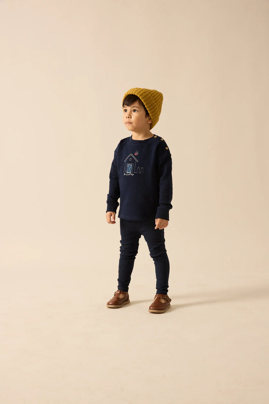 Sweet Campaign Boys Embroidered Sweatshirt