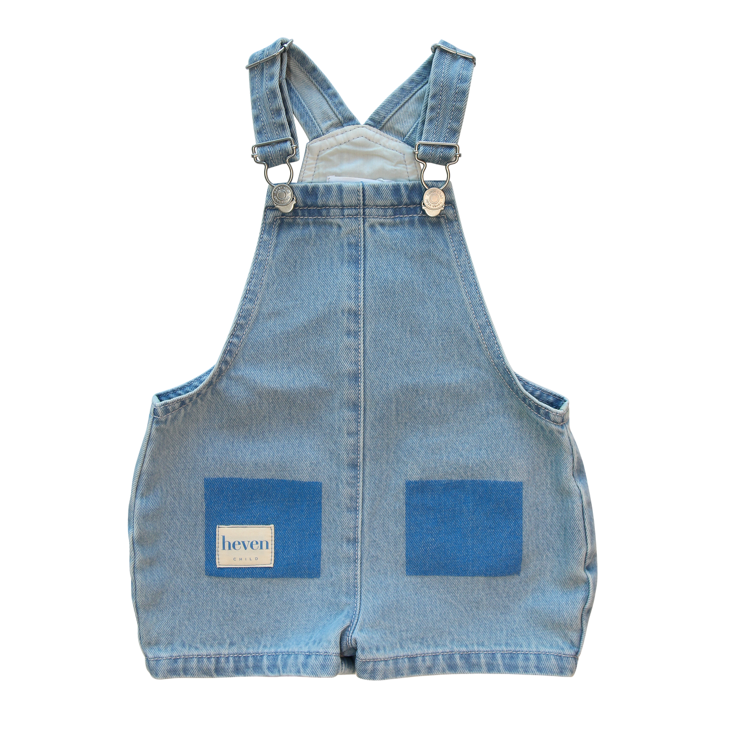 Denim Pocket Overalls