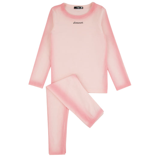 Pink Ombre Sides Loungewear Set