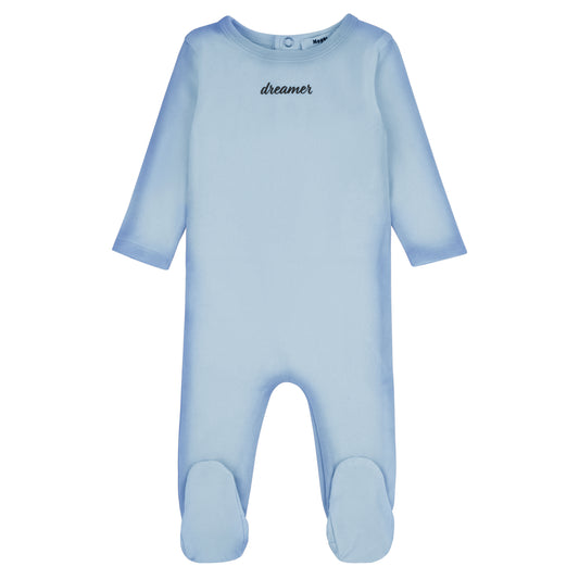 Blue Ombre Sides Footie