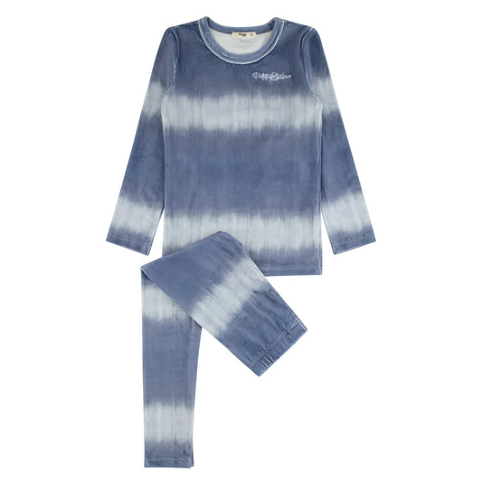 Velour Ombre Loungewear- Blue