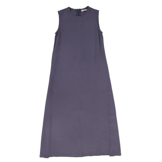 Cupro Slip Dress- Navy