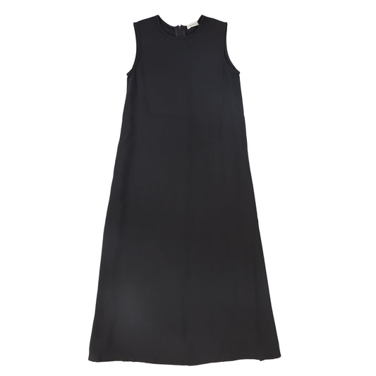 Cupro Slip Dress- Black