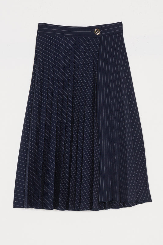 KNITTED SKIRT CLASSIC BLUE