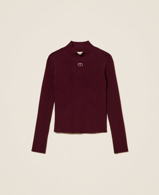 Knitted Sweater Burgundy