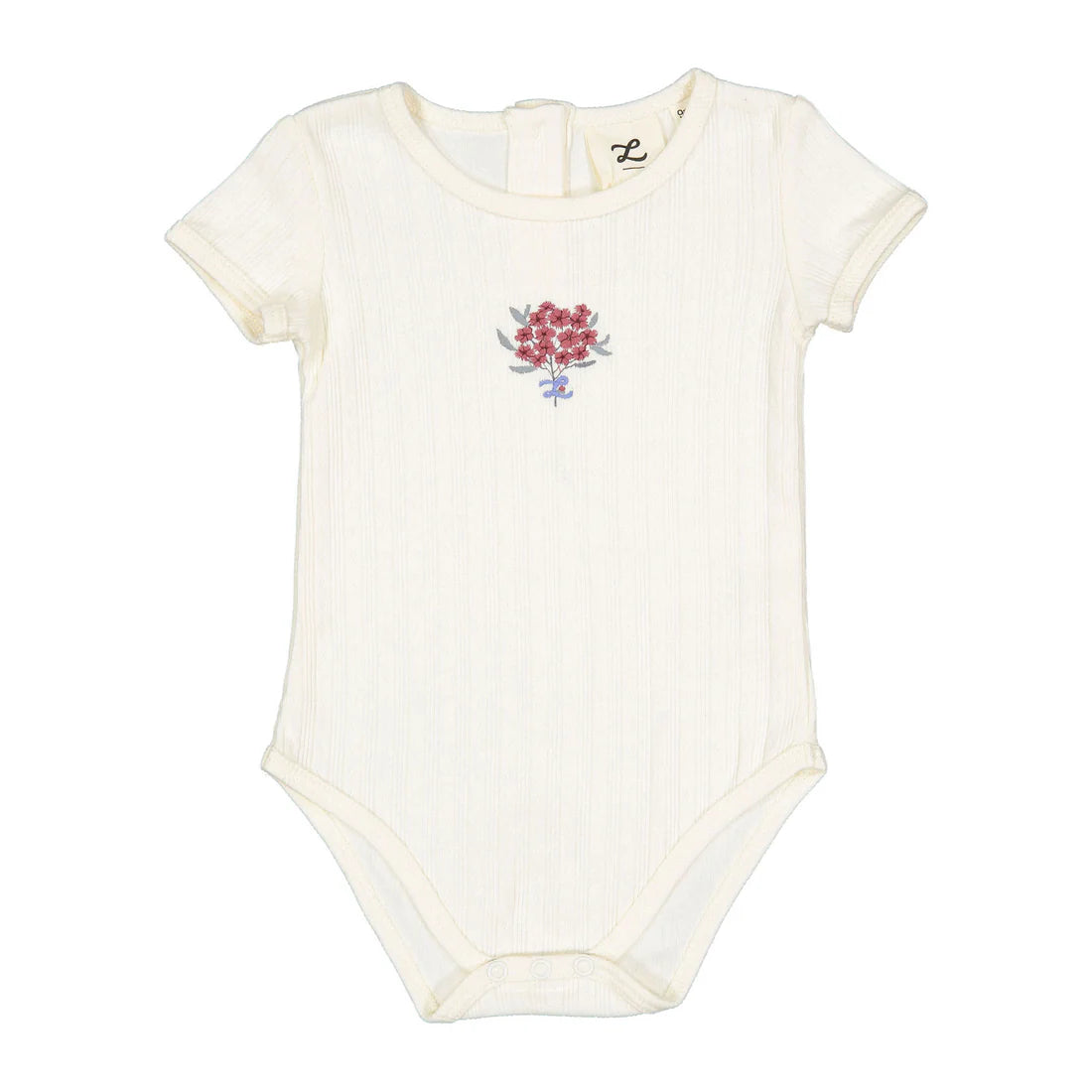 Cream Pointelle Onesie