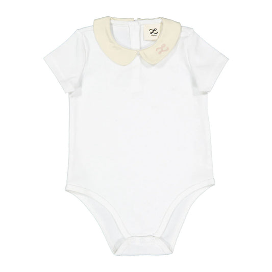 Cream Collar Onesie