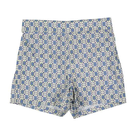 Blue Geo Shorts
