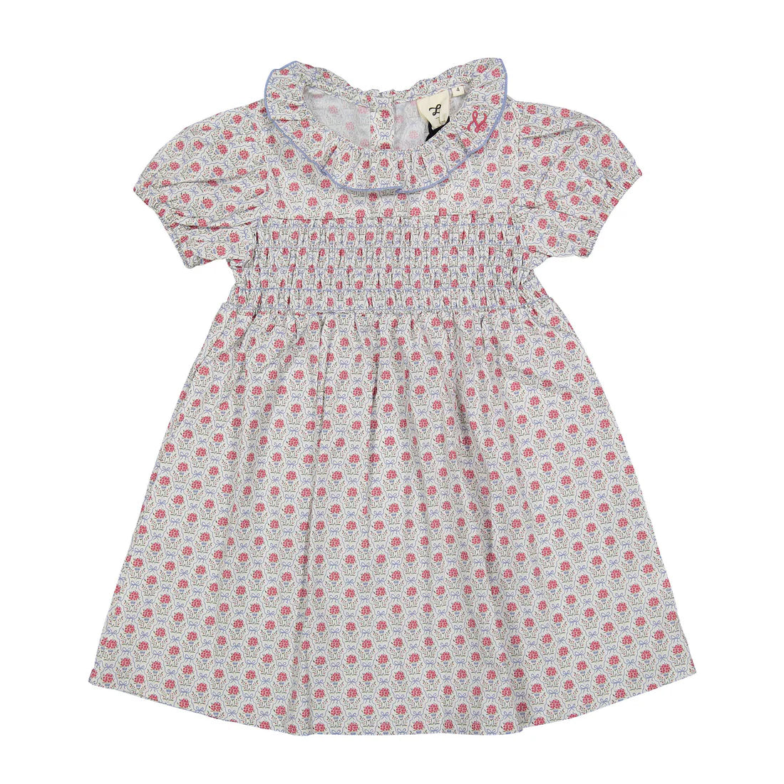 Bouquet Short Sleeve Dress
