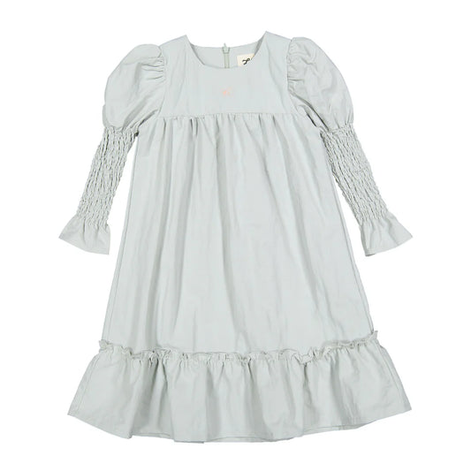 Light Blue Smock Sleeve Robe