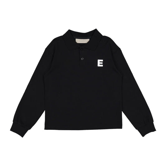 Black E Logo Polo