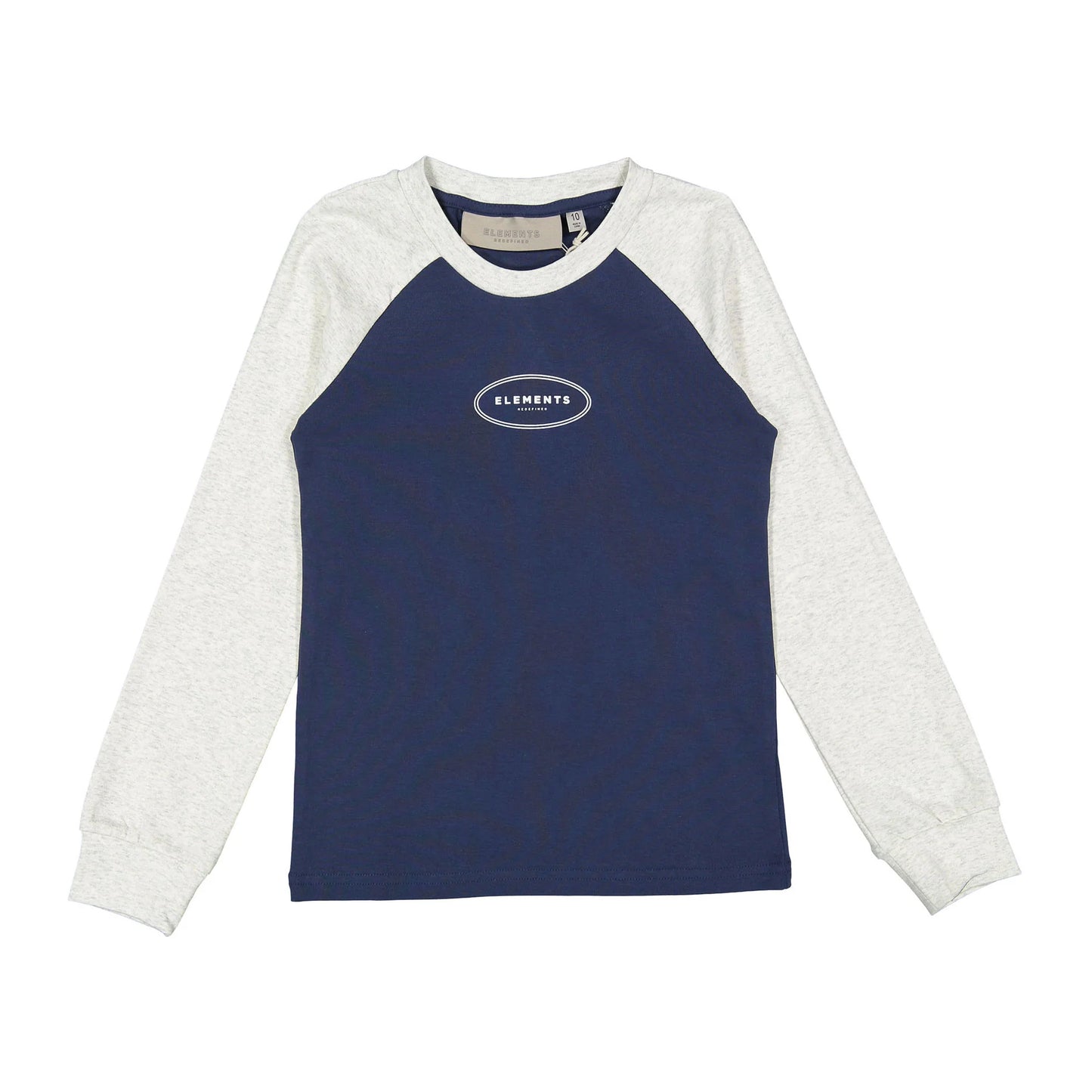 Heather Two Toned Baseball Tee