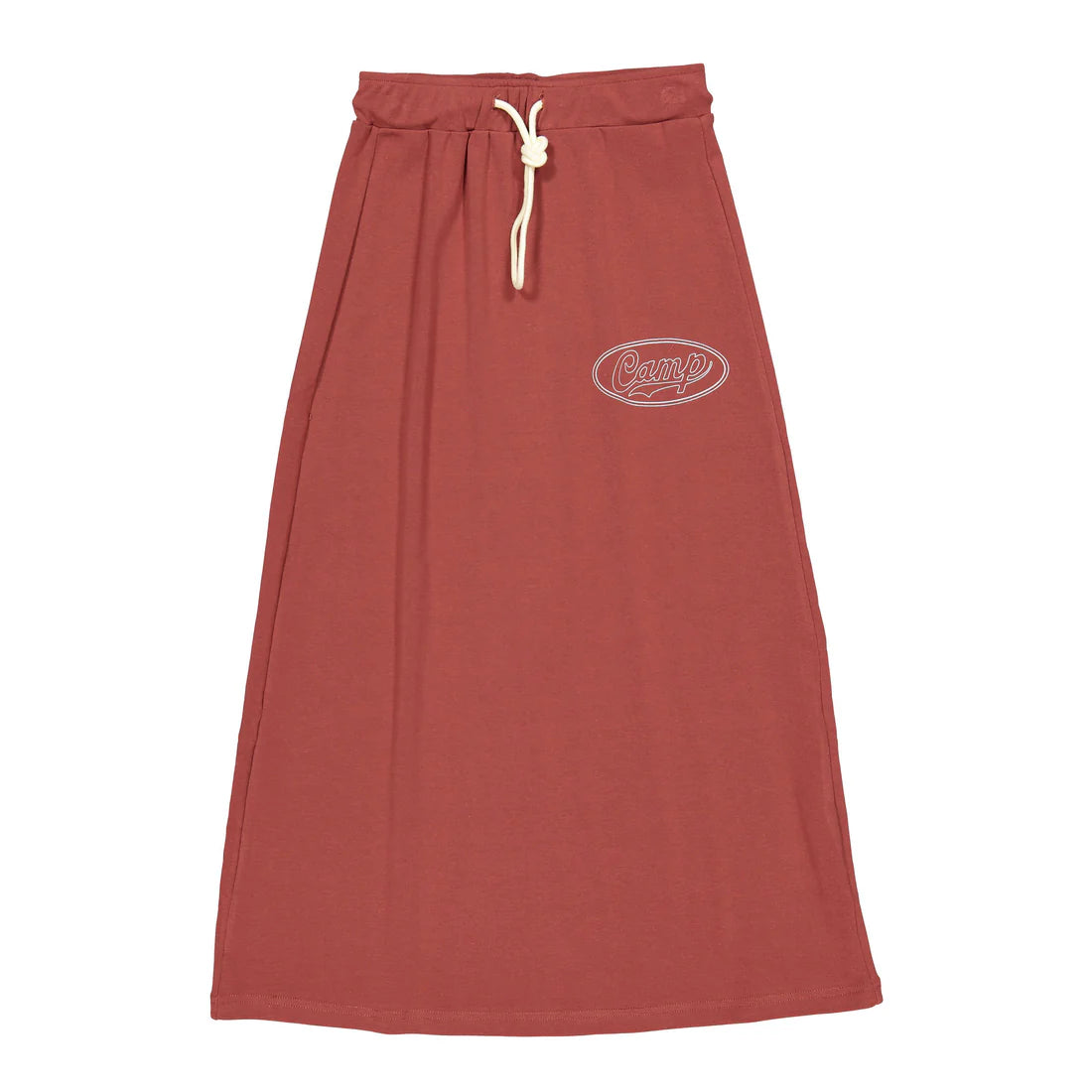 Rust Camp Drawstring Skirt