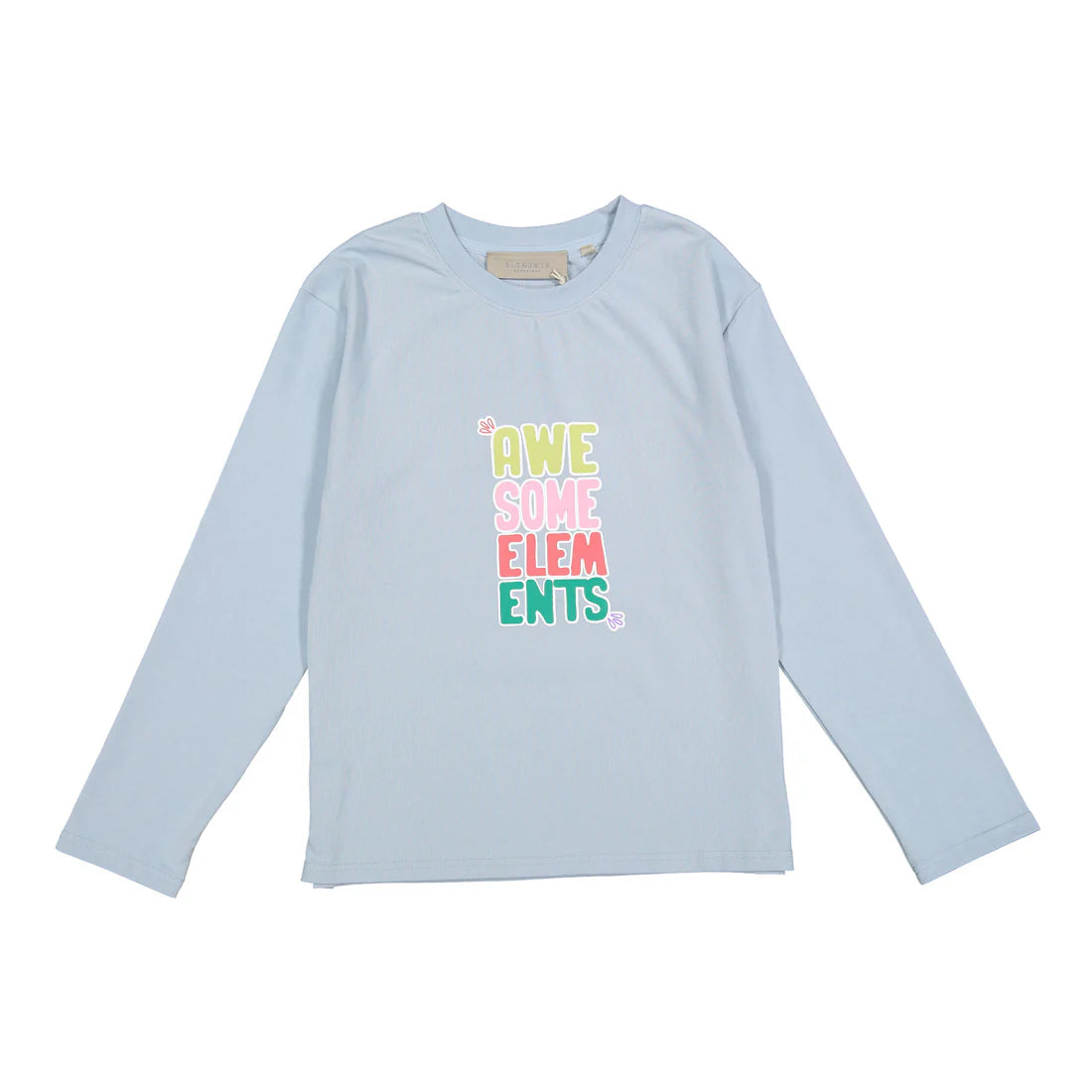 Light Blue Puff Logo Boxy Tee