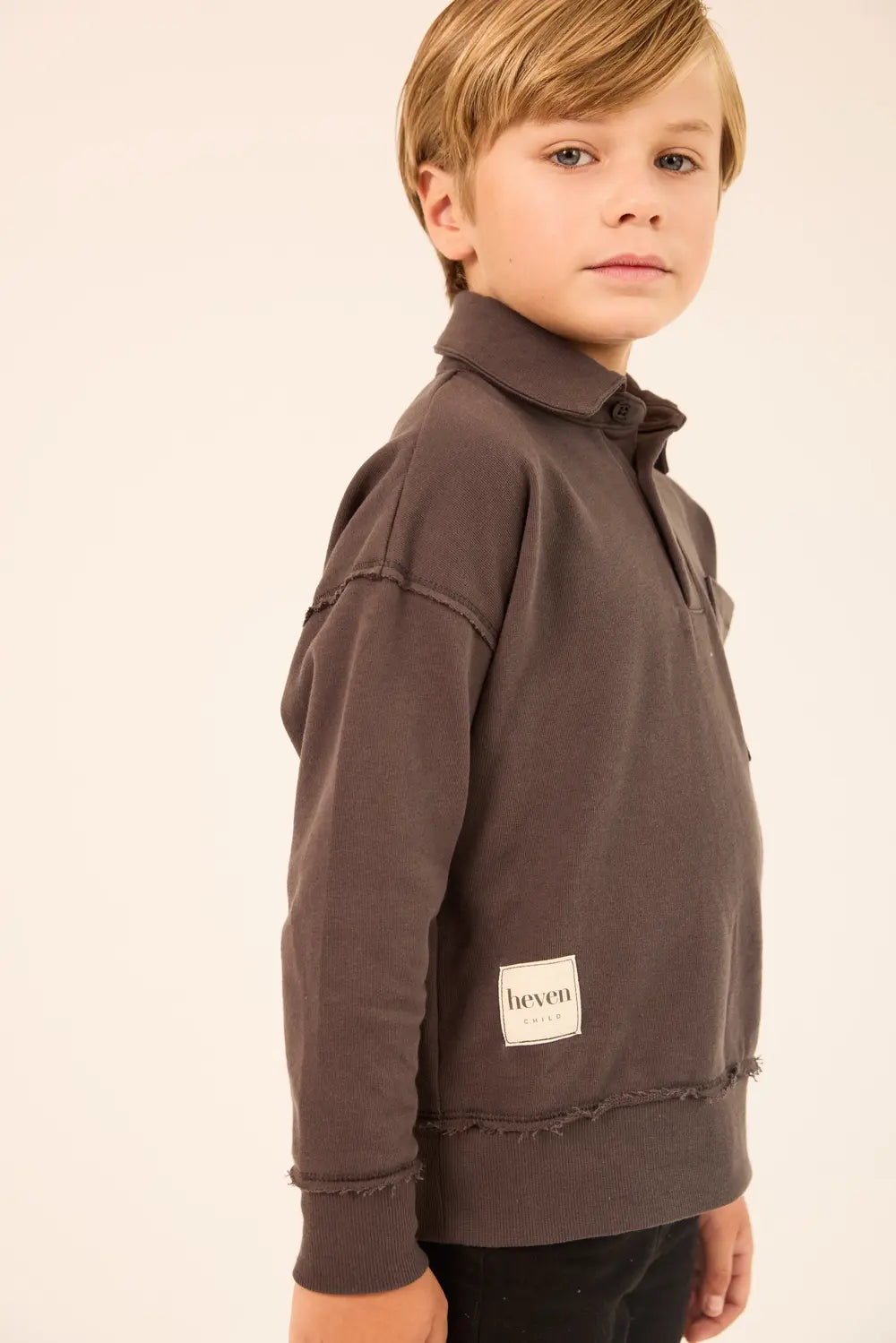 Grey Boys Polo