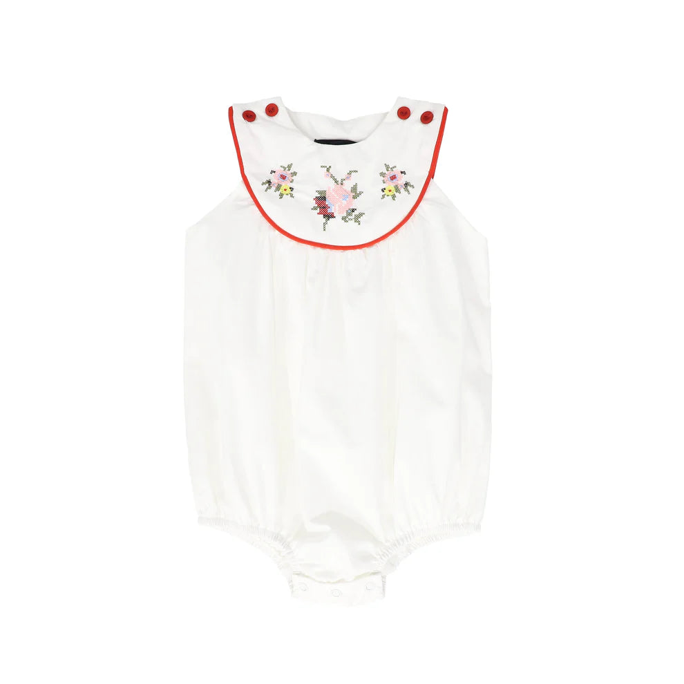 Piped Trim Romper