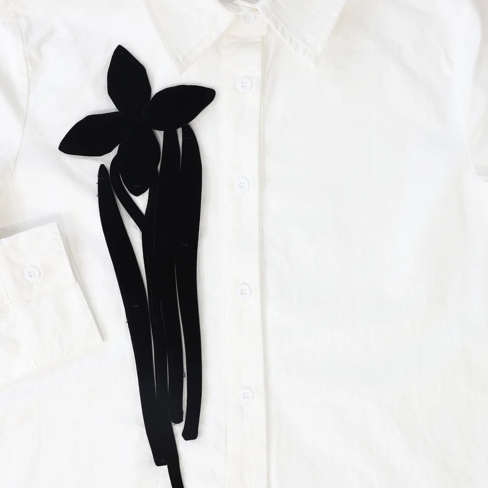 Flower Detailed Blouse
