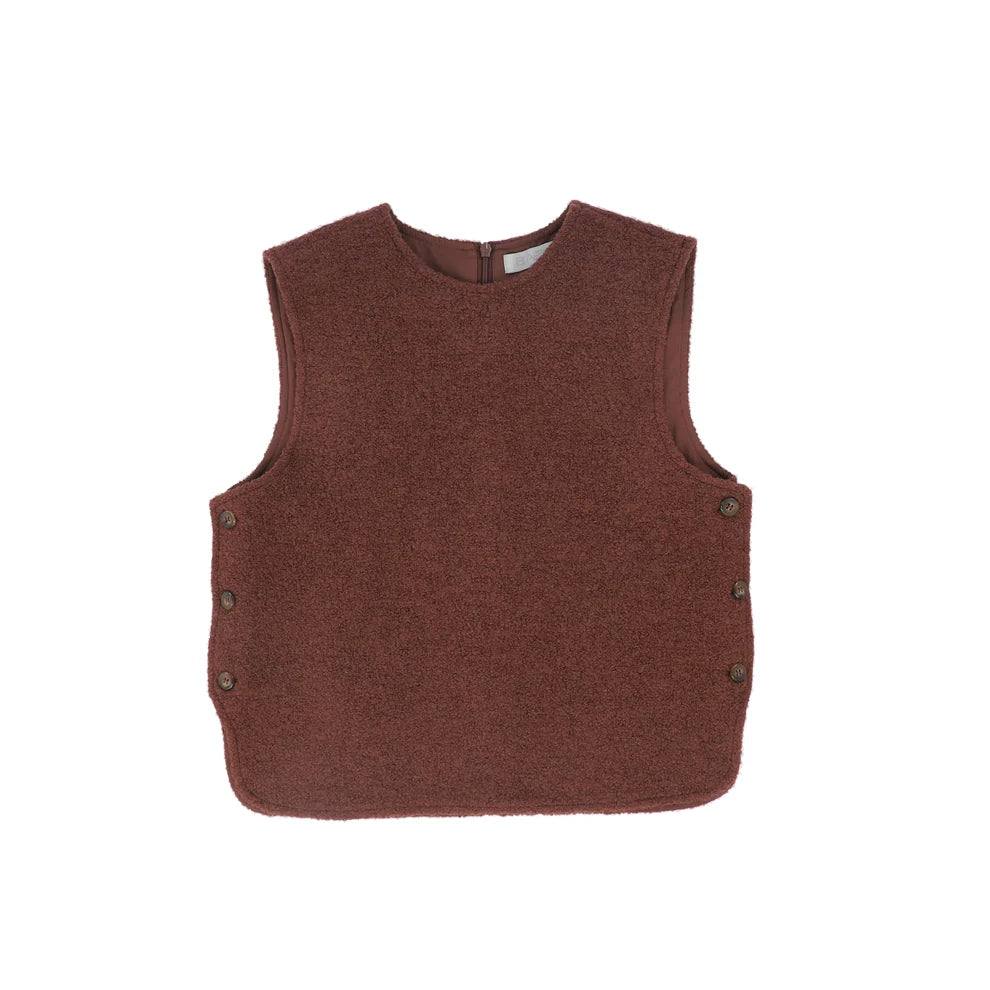Boucle Wool Vest