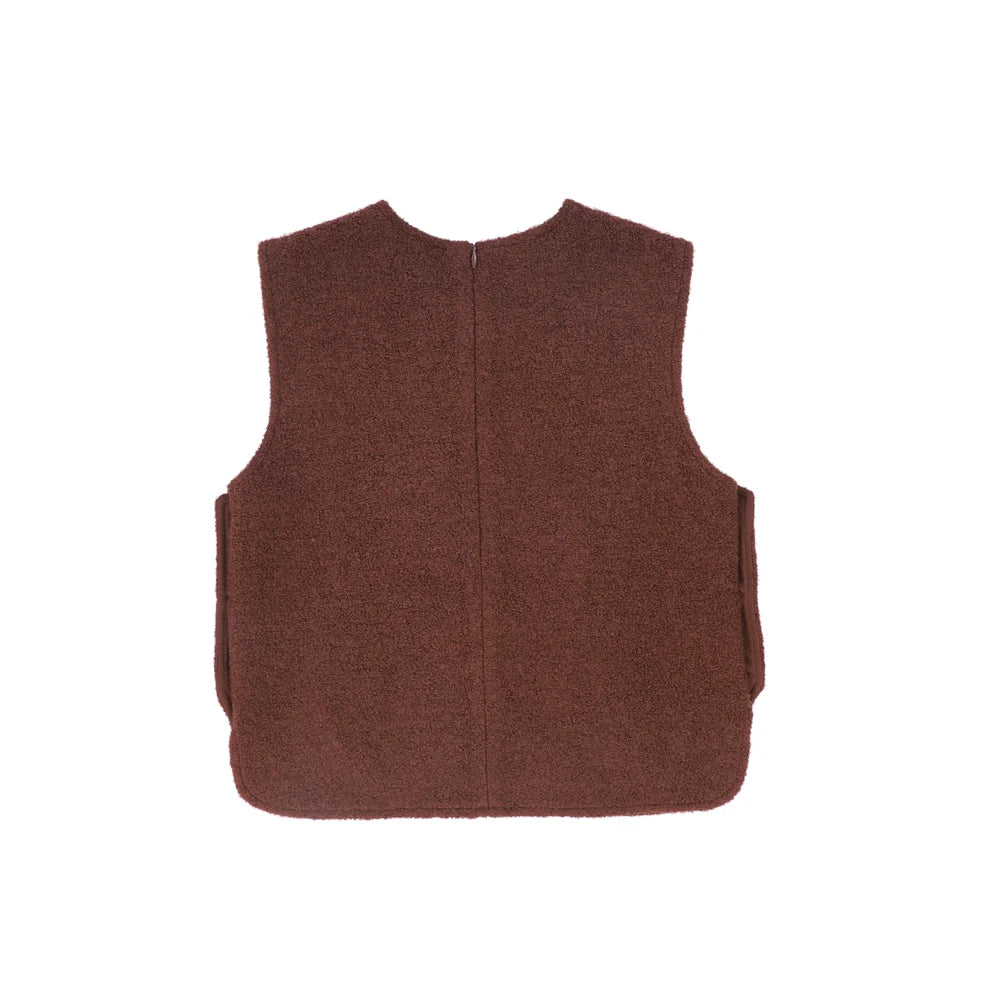 Boucle Wool Vest