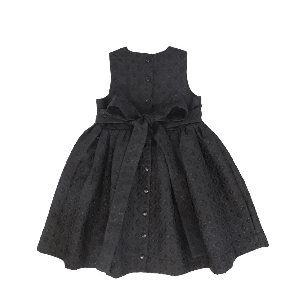 Textured Brocade Waisted Jumper