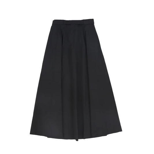 Belt Waisted Midi Skirt