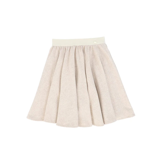 Wool Waisted Flared Skirt