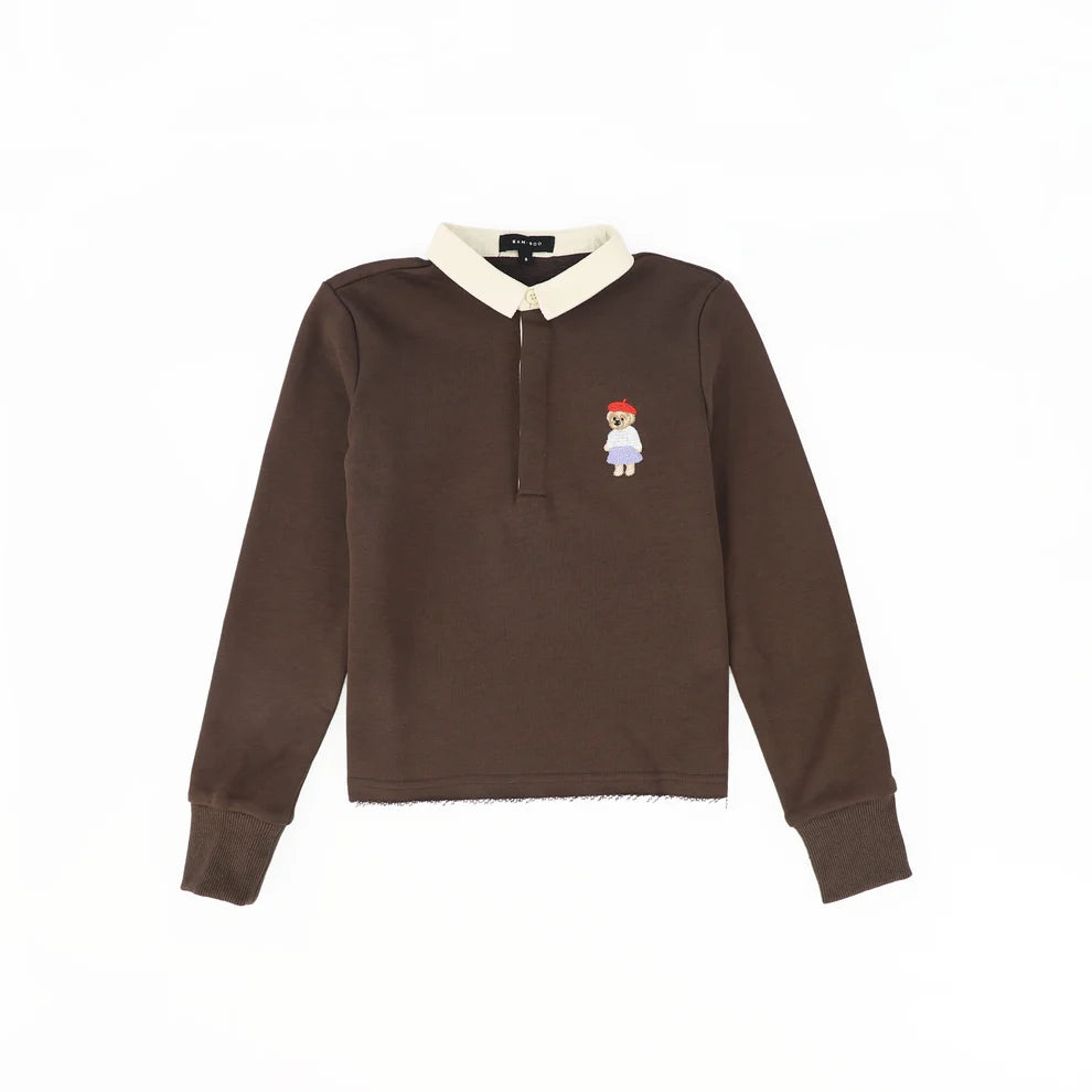 Embroidered Doll Sweatshirt