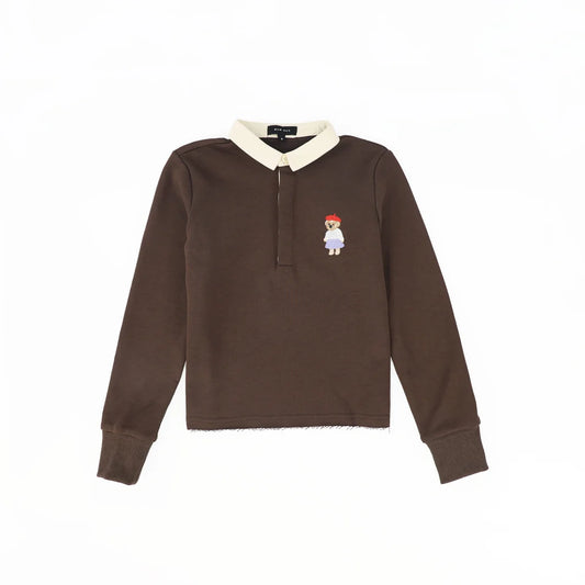 Embroidered Doll Sweatshirt