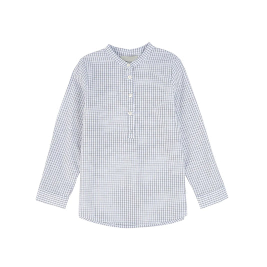 Plaid Button Blouse