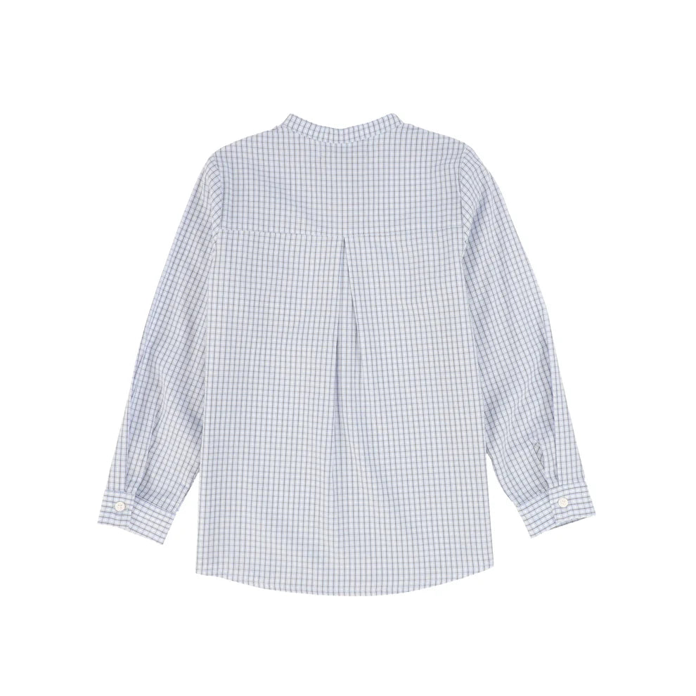 Plaid Button Blouse